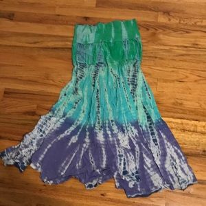 Tie dye skirt